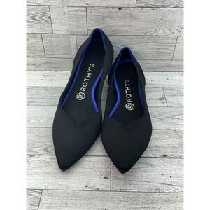 Rothys The Point Shoes Womens Size 8.5 Knit Flats Washable Eco Friendly Sustaina